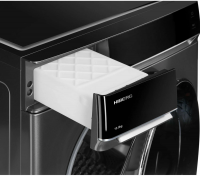 Сушильная машина Hiberg HDQ11 - 10 Sd, металлик