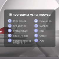 Посудомоечная машина Zigmund & Shtain DW 307.6, нержавеющая сталь