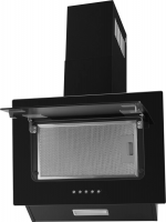 Вытяжка наклонная Weissgauff Zaurak 50 PB BL, черный/закаленное стекло