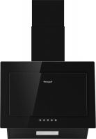 Вытяжка наклонная Weissgauff Zaurak 50 PB BL, черный/закаленное стекло