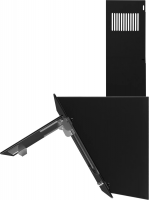 Вытяжка наклонная Weissgauff Zaurak 50 PB BL, черный/закаленное стекло