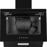 Вытяжка наклонная Weissgauff Zaurak 50 PB BL, черный/закаленное стекло