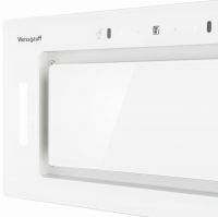 Вытяжка встраиваемая Weissgauff Aura 850 WH, белый/закаленное стекло