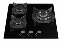 Газовая варочная панель Weissgauff HGG 451 BGh Nano Glass, черный