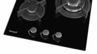 Газовая варочная панель Weissgauff HGG 451 BGh Nano Glass, черный