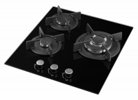Газовая варочная панель Weissgauff HGG 451 BGh Nano Glass, черный