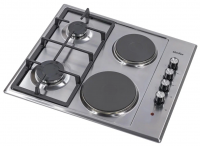 Комбинированная варочная панель Simfer H60Q22M516, нержавеющая сталь