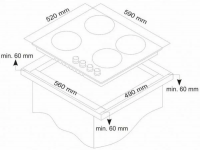 Электрическая варочная панель Simfer H30E02M016, нержавеющая сталь