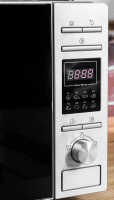 Микроволновая печь Midea AG820CP2-S, гриль, автоматические программы, серебристая