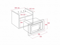 Встраиваемая микроволновая печь Teka ML 8200 BIS Night River BL