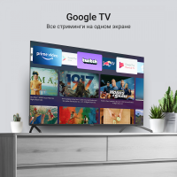 Телевизор QLED Digma DM-LED65UQB31, Smart TV, черный