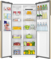Холодильник Haier HRF541DG7RU, золотой