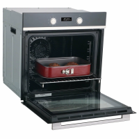 Электрический духовой шкаф Haier HOQ-K2ANN3BX, черный/серебристый