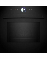 Электрический духовой шкаф с СВЧ Bosch HMG976KB1, черный