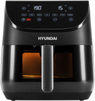 Аэрогриль Hyundai HYF-9090, 1700Вт сливочный/черный