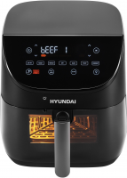 Аэрогриль Hyundai HYF-9090, 1700Вт сливочный/черный