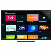 Телевизор LED Leff 55U540S, Smart TV, черный