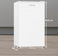 Холодильник MEFERI MFR83WH MINI POWER, белый