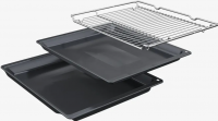 Электрический духовой шкаф с паром Bosch HRG7784B1, черный