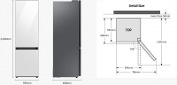 Холодильник Samsung RB38C671DSA/EF, серебристый