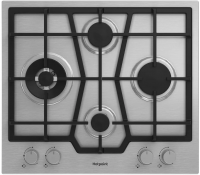 Газовая варочная панель Hotpoint HGMT 643 W IX, нержавеющая сталь