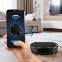 Робот пылесос Coolfort CF-3200, черный