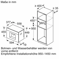 Встраиваемая кофемашина Bosch CTL9181B0, черный