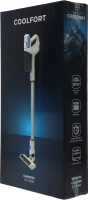 Вертикальный пылесос Coolfort CF-3006, белый/голубой