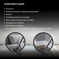 Пылесос Hyundai HYV-C3955, 2220Вт фиолетовый/черный