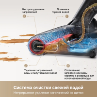 Пылесос моющий Trouver M10 Pro, черный