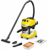 Строительный пылесос Karcher WD 4 P S V-20/5/22, желтый