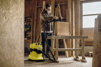 Пылесос профессиональный Karcher WD 4 P V-20/5/22 (1.628-270.0) желтый/черный