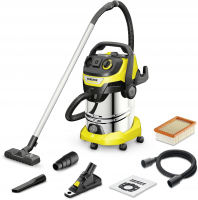 Строительный пылесос Karcher WD 6 P S V-30/6/22/T + DDC (YSY), желтый
