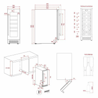 Встраиваемый винный шкаф Teka Sommelier RVU 10020