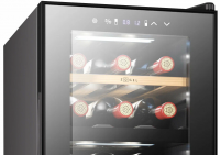 Винный шкаф Zugel ZCWF184DB, черный