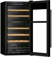 Винный шкаф Zugel ZCWF281DB, черный