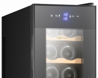 Винный шкаф Zugel ZTWF181DB, черный