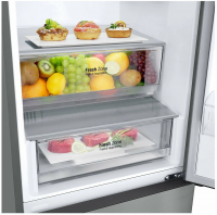 Холодильник LG GC-B459ANMW, серебристый