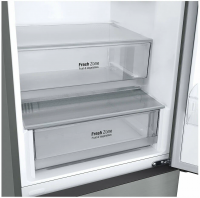 Холодильник LG GC-B459ANMW, серебристый