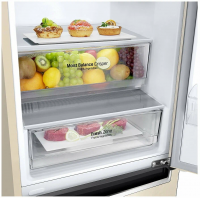 Холодильник LG GC-B509MEWM, бежевый