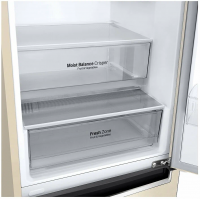Холодильник LG GC-B509MEWM, бежевый