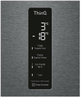 Холодильник LG GC-B509MLWM, темный графит