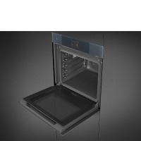 Электрический духовой шкаф с паром Smeg SO6104S4PG, серый
