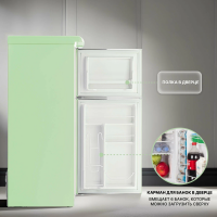 Холодильник Tesler RT-132 GREEN, зелёный