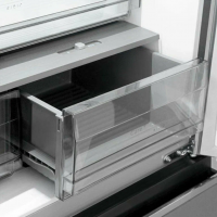Холодильник Centek CT-1744 NF Black Glass, черный