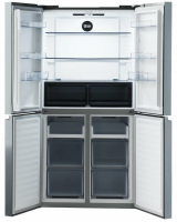 Холодильник Centek CT-1745 NF Black Glass, черный