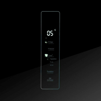 Холодильник Centek CT-1745 NF Black Glass, черный