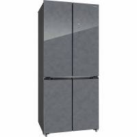 Холодильник Hiberg RFQ-600DX NFGС inverter, серый