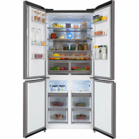 Холодильник Hiberg RFQ-600DX NFGС inverter, серый