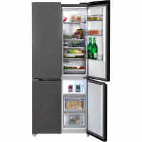 Холодильник Hiberg RFQ-600DX NFGM inverter, серый